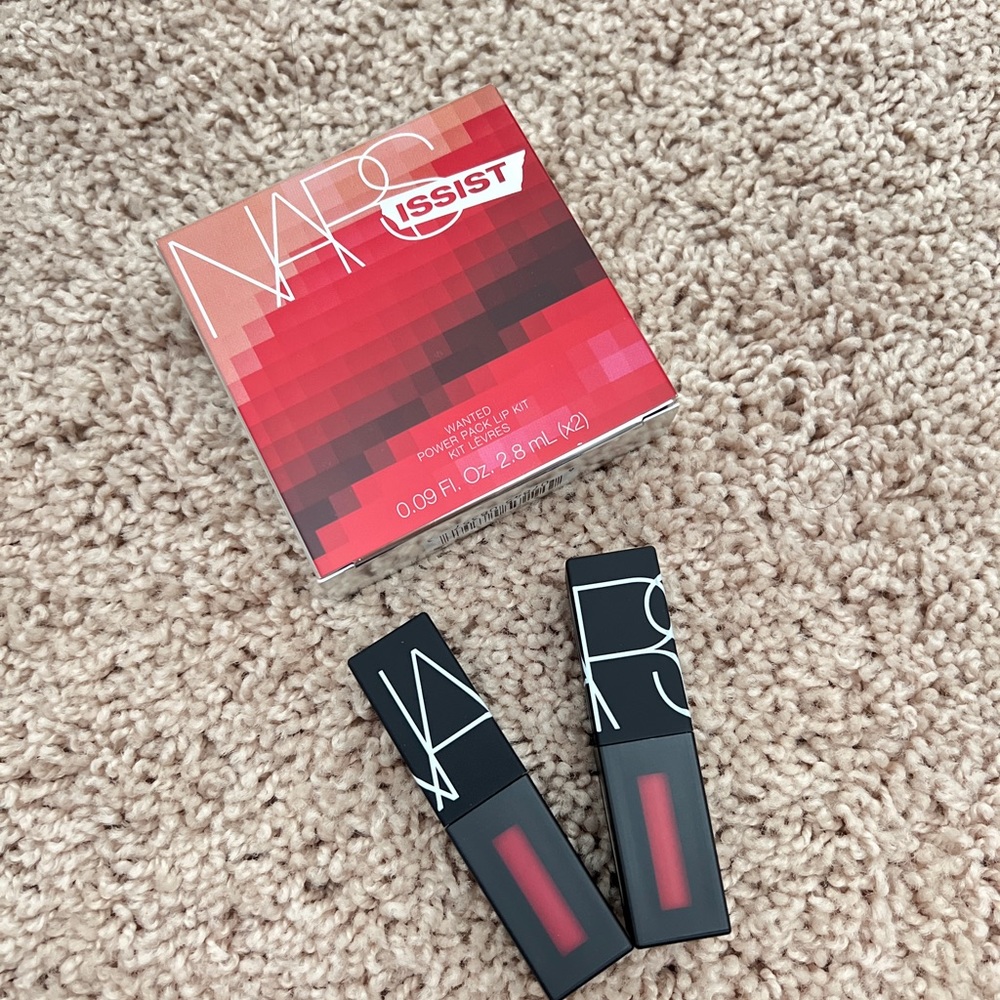 Nars Issist Wanted Lip Kit In Hot Reds ( 2 full size)